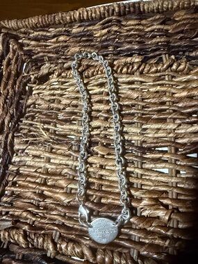 Tiffany & Co. Silver Tag Link Necklace